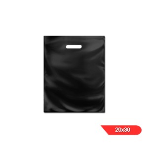 BOLSA RIÑON LISA x 50u 20x30 NEGRA